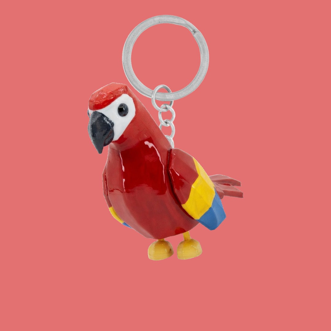 adopt me parrot keychain